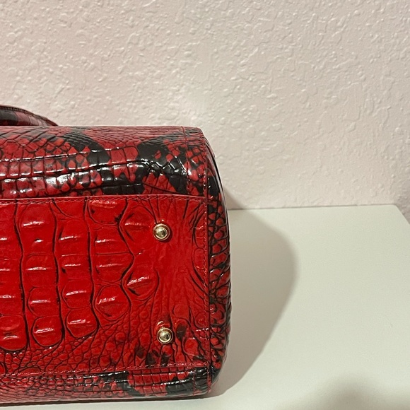 Brahmin Finley Carryall Satchel Lipstick Ombre Melbourne - Picture 7 of 11